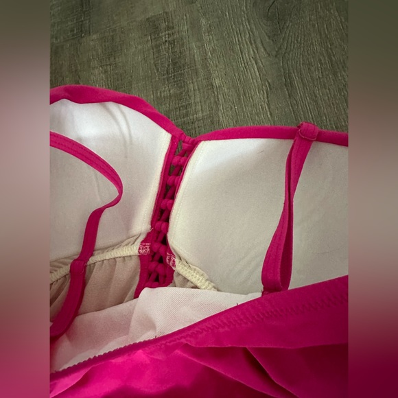 Profile By Gottex Waterfall Rose One Piece Swim Suit With Removable Straps 12 - Picture 6 of 12